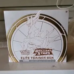 Pokemon TCG Sword & Shield: Brilliant Stars Elite Trainer Box ETB Factory Sealed 820650850127 - Image 1