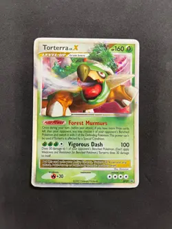 POKEMON UNGRADED TORTERRA LV.X DP09 HOLO P DIAMOND AND PEARL TIN PROMOS LP - Image 2