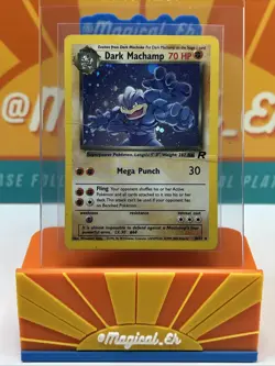 Dark Machamp #10 Holo Rare WoTC Pokemon TCG 2000 Team Rocket DMG - Image 1