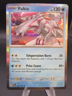 Pokemon TCG Paradox Rift Palkia Holofoil 040/182 - Legendsonmain - Image 1