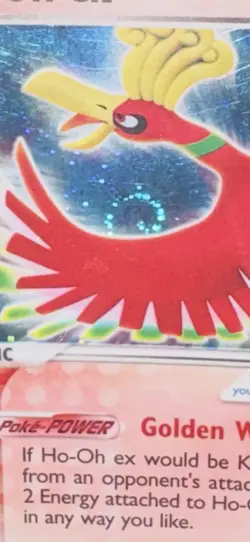 Pokemon Ho-Oh ex with swirl 🌀 017/017 POP Series 3 Ultra Rare Holo 2006 - Image 3