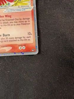 Pokemon Ho-Oh ex with swirl 🌀 017/017 POP Series 3 Ultra Rare Holo 2006 - Image 5