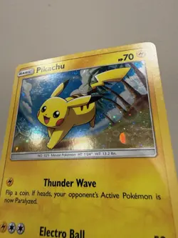 Pikachu LP SM81 🌀 Swirl - Holo Promo Pokemon Sun & Moon - Image 5