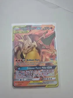 Pokemon TCG Charizard & Braixen GX 22/236 Sun & Moon-Cosmic Eclipse Tag Team - Image 1