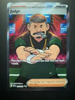 Judge 228/091 Pales Fates Shiny Holo Ultra Rare Pokemon TCG Near Mint - Image 1