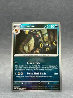 Pokemon - 059/131 Umbreon SV Prismatic Evolutions Poke Ball Holo NM TCG - Image 1
