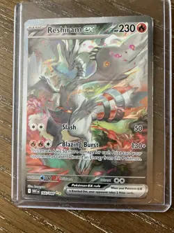 Reshiram EX 106/106 Full Art – Next Destinies – NM/LP – Pokemon TCG – Authentic - Image 1