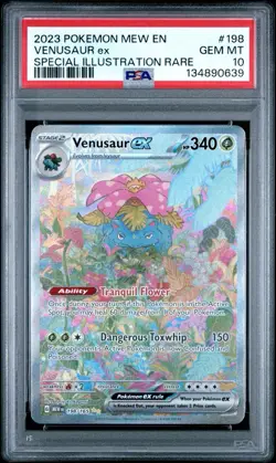 PSA 10 Pokemon TCG Venusaur EX 198/165 Scarlet & Violet 151 - Image 1