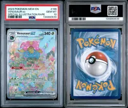 PSA 10 Pokemon TCG Venusaur EX 198/165 Scarlet & Violet 151 - Image 3