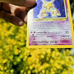 Alakazam 001/130 Holo Rare Base Set 2 BS2, Unlimited Holo, Pokemon TCG ~ Damaged - Image 5