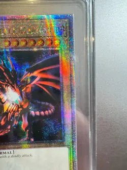 YU-GI-OH! Red Eyes Black Dragon LC01-EN006 25th Anniv Att Error PCG 9 Card - Image 3