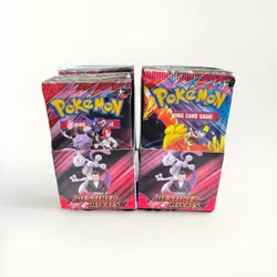 2x Pokemon TCG Destined Rivals Half Booster Box 18 Packs Unsealed - Image 1