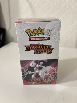 2x Pokemon TCG Destined Rivals Half Booster Box 18 Packs, Mint Sealed - Image 1