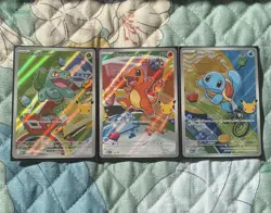 Pokemon First Partner Pack Bulbasaur Charmander Squirtle Holo Promo Card Lot - Image 1