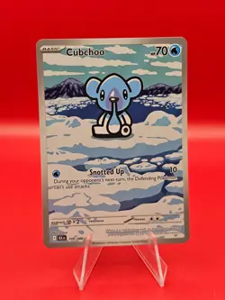 Cubchoo 109/086 IR (Illustration Rare) SV Black Bolt BLK - NM-M Pokemon Card - Image 1