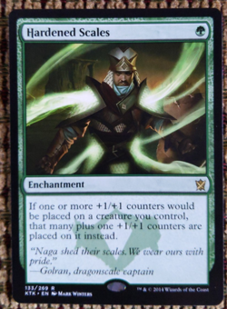 Hardened Scales | Khans of Tarkir | NM | Rare Enchantment | MTG - Image 1