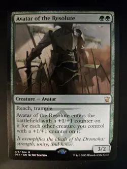 Avatar of the Resolute Dragons of Tarkir MTG FREE SHIPPING - Image 1