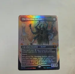 Foil The Dawning Archaic (Borderless) - 289 - NM - Secrets of Strixhaven MTG - Image 1