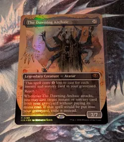M.T.G. Secrets Of Strixhaven The Dawning Archaic Borderless Foil NM/M - Image 1