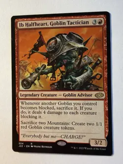 Ib Halfheart, Goblin Tactician #554 (NM) Jumpstart 2022 J22 Magic MTG - Image 1