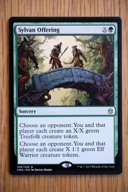 Sylvan Offering / Commander Anthology *Pack Fresh NM* (English Magic MTG) - Image 1