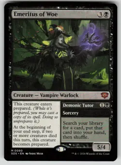 Emeritus of Woe Mythic Secrets of Strixhaven 80 MTG Near Mint 2026 - Image 1