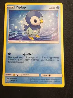 Piplup 31/156 Common Ultra Prism Pokemon 2018 - Image 1