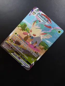 POKEMON 2021 | LEAFEON VMAX | 205/203 ALTERNATIVE ART | GERMAN SECRET | MINT - Image 4