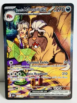 Arven's Mabosstiff ex 235/182 Destined Rivals Pokemon - Image 1