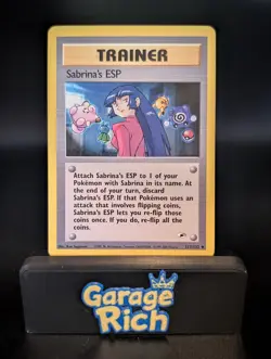 Sabrina's ESP 117/132 - LP - Gym Challenge Pokemon TCG Vintage WOTC 1999 - Image 1