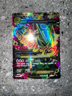 Pokemon TCG M Rayquaza EX 105/108 Roaring Skies Full Art Ultra Rare Holo NM - Image 3
