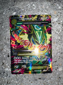 Pokemon TCG M Rayquaza EX 105/108 Roaring Skies Full Art Ultra Rare Holo NM - Image 4