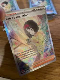 NM! Erika's Invitation (203/165) S&V 151 Special Illustration Rare Pokemon Card! - Image 3
