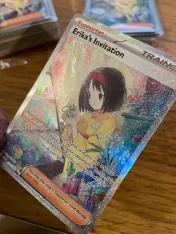 NM! Erika's Invitation (203/165) S&V 151 Special Illustration Rare Pokemon Card! - Image 4
