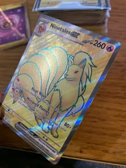 NEAR MINT! Ninetales ex (186/165) S&V 151 Full Art Ultra Rare Pokemon Card! - Image 4