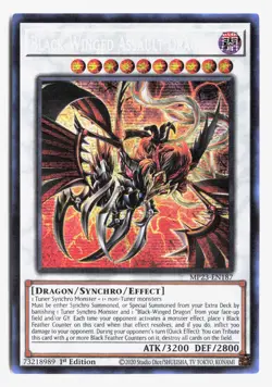 Black-Winged Assault Dragon MP23-EN187 1st Edition Prismatic Secret Rare LP - Image 1