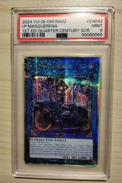 Yu-Gi-Oh I:P Masquerena RA02-EN042 quarter Century Serect RARE 1st Ed PSA 9 - Image 2