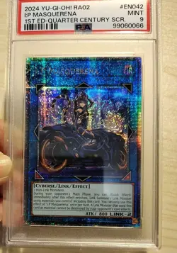 Yu-Gi-Oh I:P Masquerena RA02-EN042 quarter Century Serect RARE 1st Ed PSA 9 - Image 3