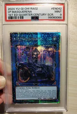 Yu-Gi-Oh I:P Masquerena RA02-EN042 quarter Century Serect RARE 1st Ed PSA 9 - Image 5
