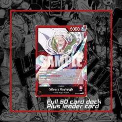 One Piece TCG Silvers Rayleigh Complete Deck - OP12 - 51 Cards READY TO PLAY - Image 2