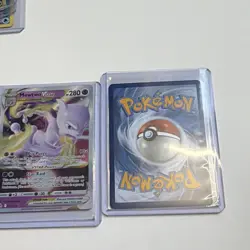 Pokemon TCG Mewtwo VSTAR & V Holo Card Lot – Psychic Type English - Image 3