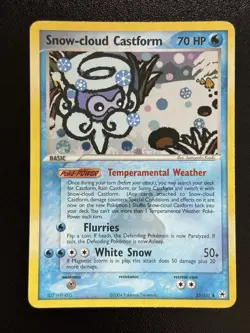 SNOW-CLOUD CASTFORM 25/101 Hidden Legends Reverse Holo Rare Pokemon Card NM (A) - Image 1