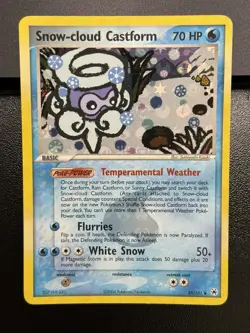 SNOW-CLOUD CASTFORM 25/101 Hidden Legends Reverse Holo Rare Pokemon Card NM (A) - Image 2