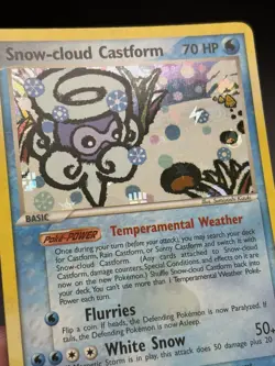 SNOW-CLOUD CASTFORM 25/101 Hidden Legends Reverse Holo Rare Pokemon Card NM (A) - Image 4