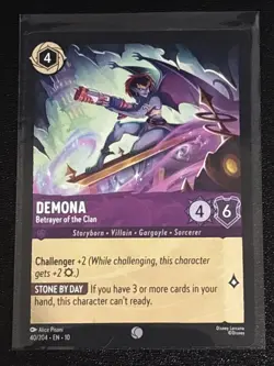 Disney Lorcana Gargoyles Theme 7 Card Lot Demona/David Xanatos/Bronx/Goliath - Image 2