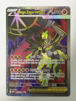 Mega Zygarde ex 104/088 Secret Rare Full Art - NM Perfect Order Pokemon Card TCG - Image 1