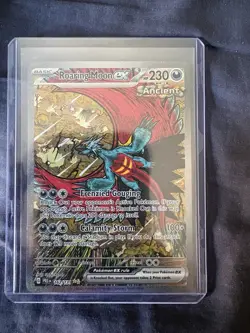 Roaring Moon EX Full Art Ancient 162/131 English Pokemon Card Prismatic Evo - Image 1