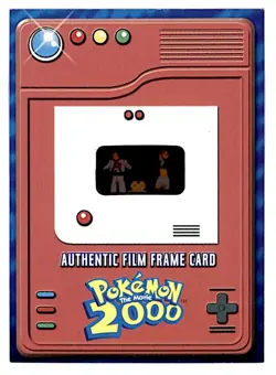 Team Rocket & Meowth 2000 Topps Pokemon 2000 The Movie Authentic Film Frame Card - Image 1