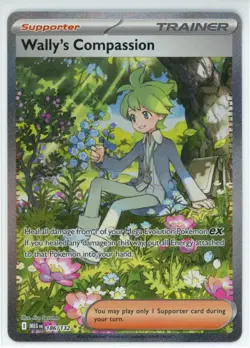 Pokemon TCG Mega Evolution Wally's Compassion Trainer Card 186/132 - Image 1
