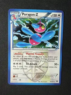 EX Porygon-Z 74/101 Plasma Blast Holo Pokemon Card - Image 2